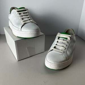 Kizik Hands Free‎ Slip On Sneakers White Green Men’s 9.5 Wide